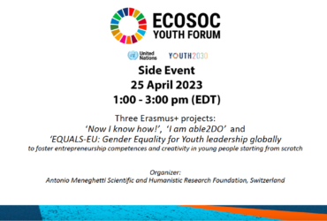 SIDE EVENT AT THE 2023 ECOSOC YOUTH FORUM